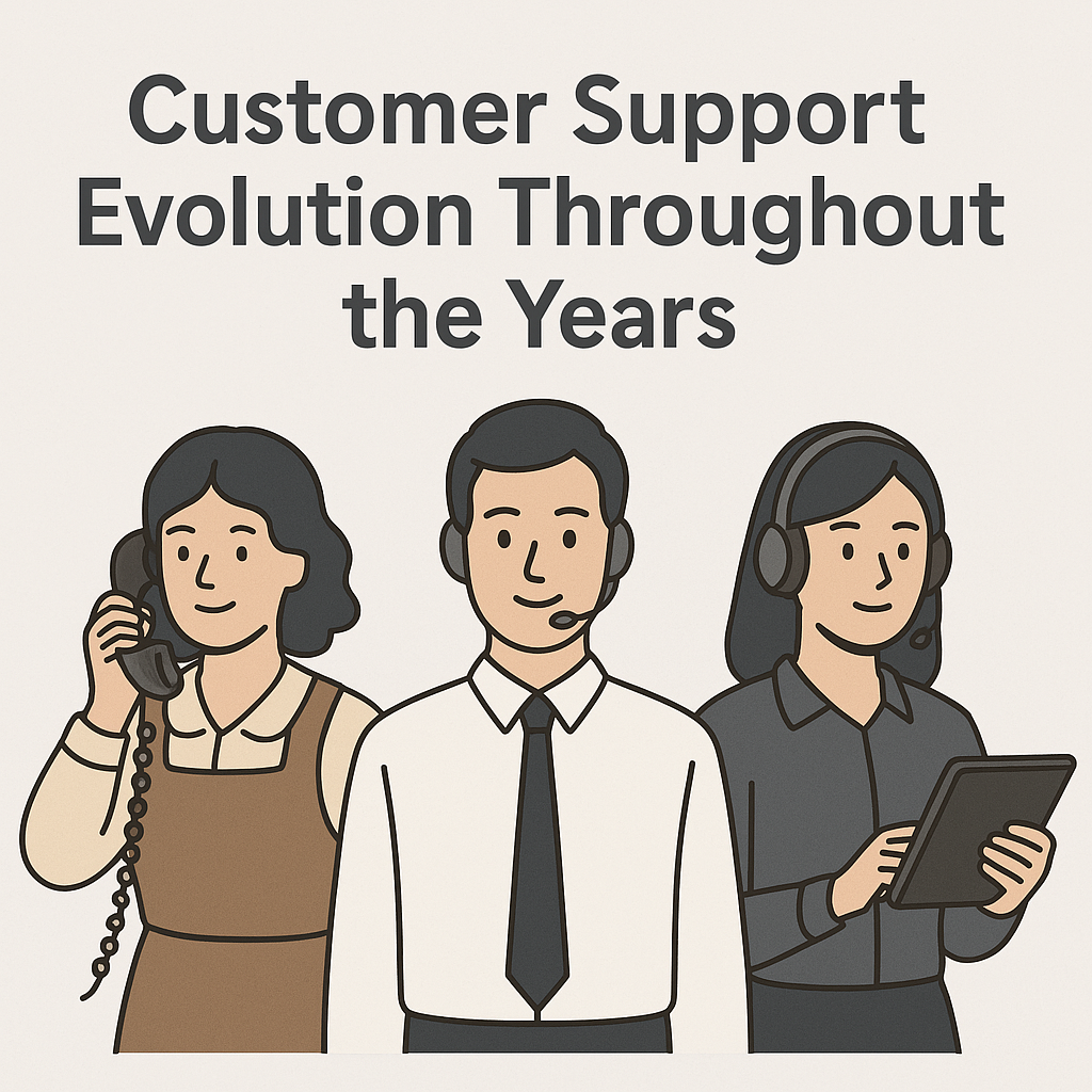 Customer Support Evolution Throughout the Years